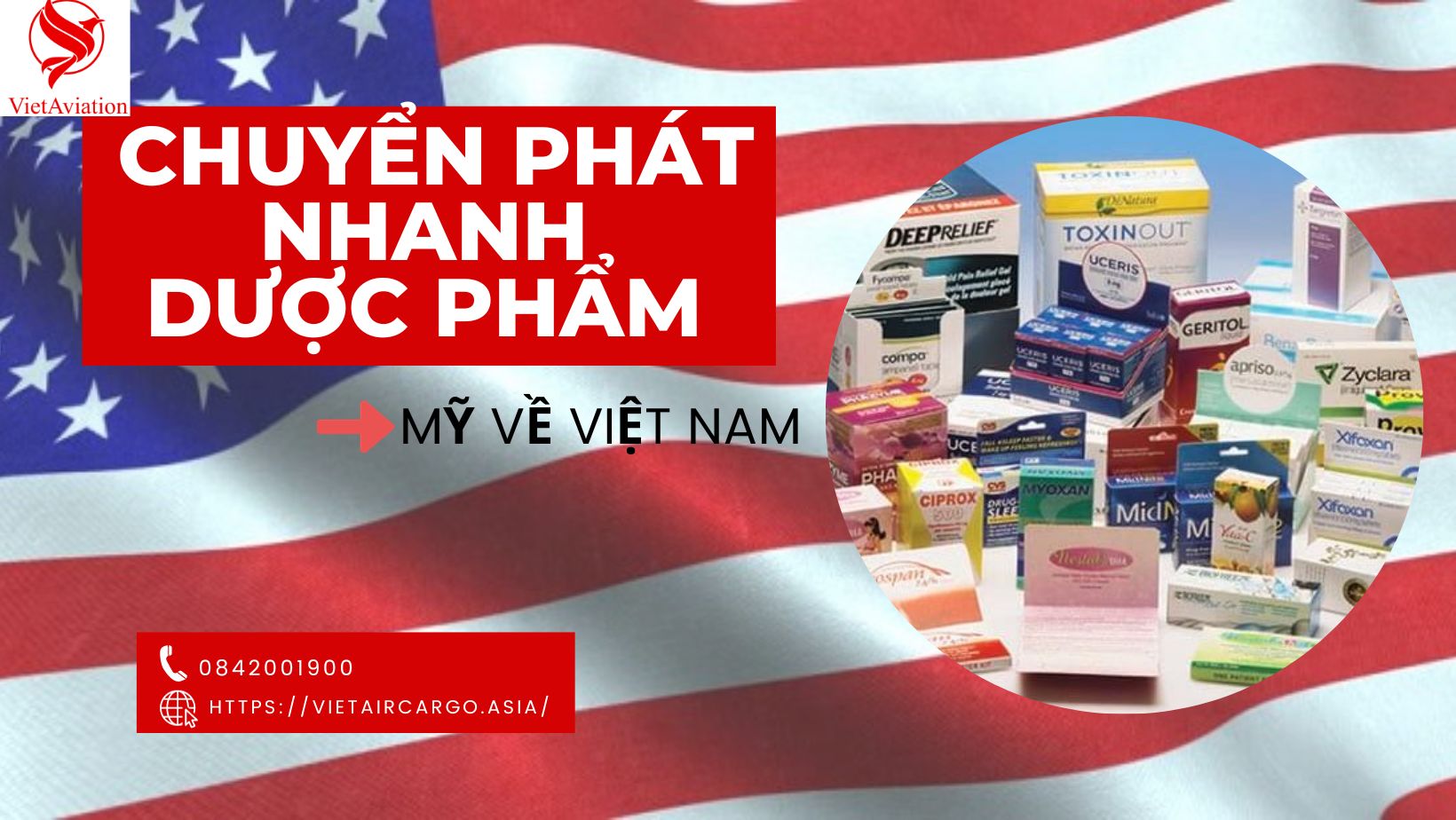 CHUYỂN PHÁT NHANH DƯỢC PHẨM TỪ MỸ VỀ VIỆT NAM