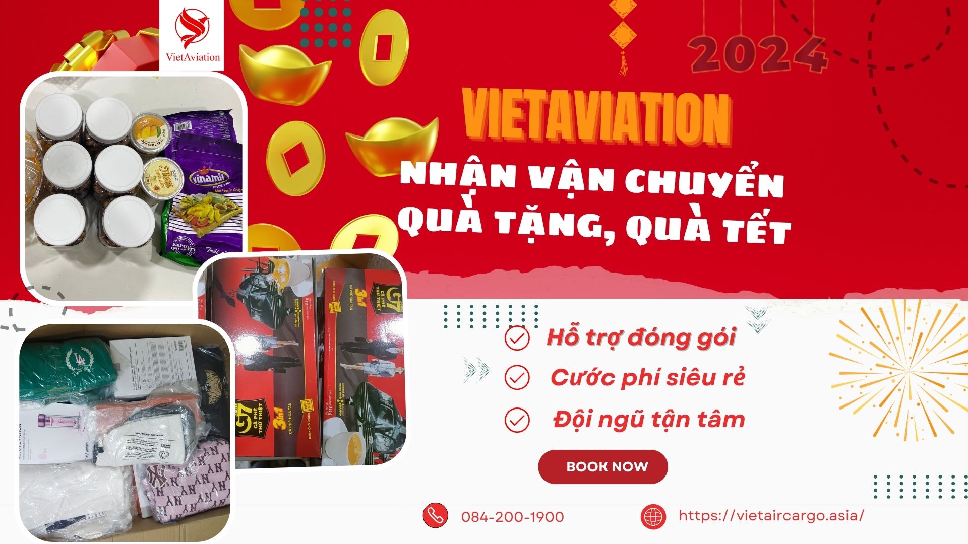 VẬN CHUYỂN QUÀ TẾT SANG NƯỚC NGOÀI TẠI VIETAVIATION