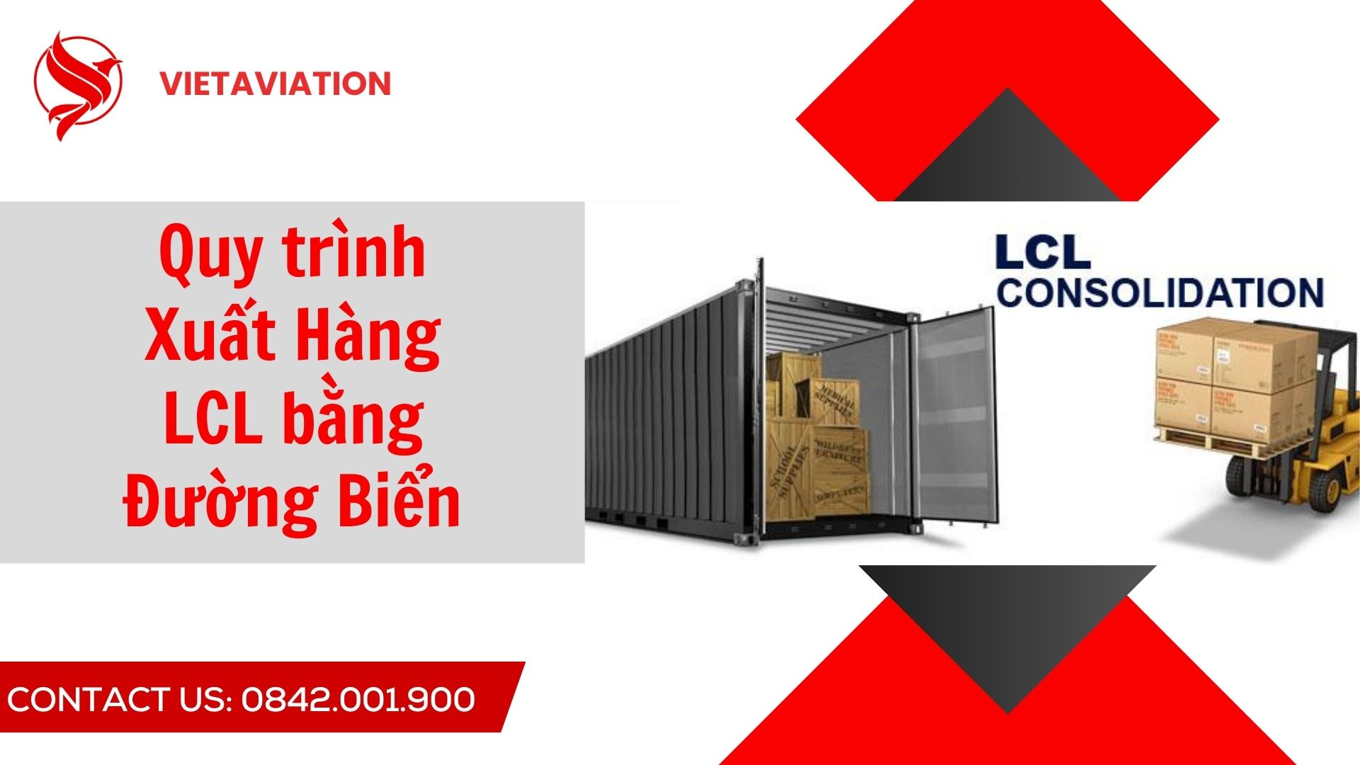 Quy trình Xuất Hàng LCL bằng Đường Biển