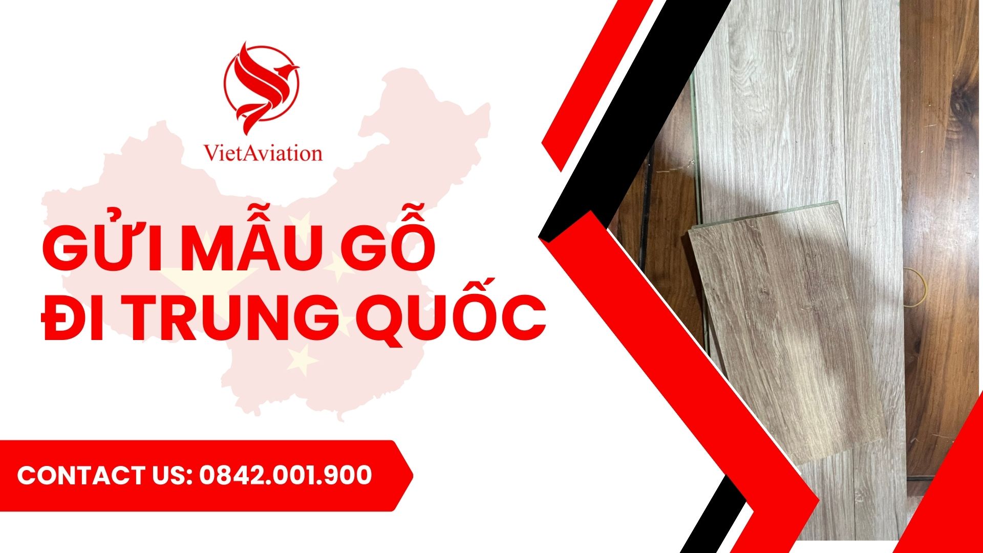 Vận chuyển mẫu gỗ đi Trung Quốc