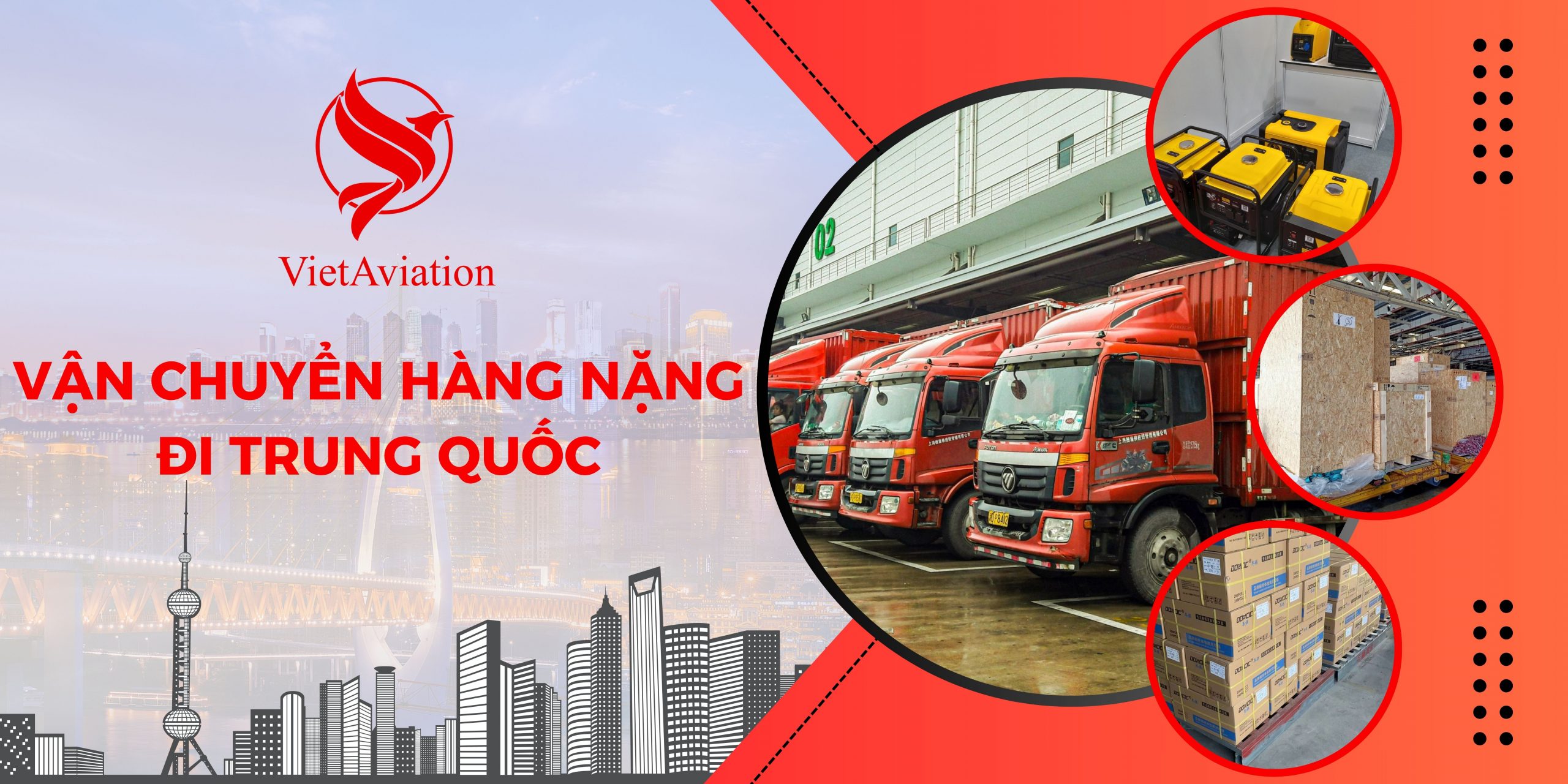 Làm thế nào để gửi hàng nặng đi Trung Quốc