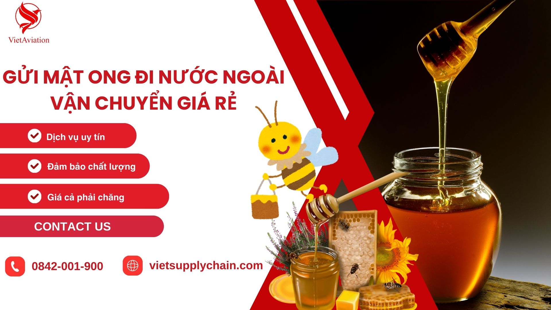 Gửi mật ong đi nước ngoài - Dịch vụ nhanh chóng, giá rẻ