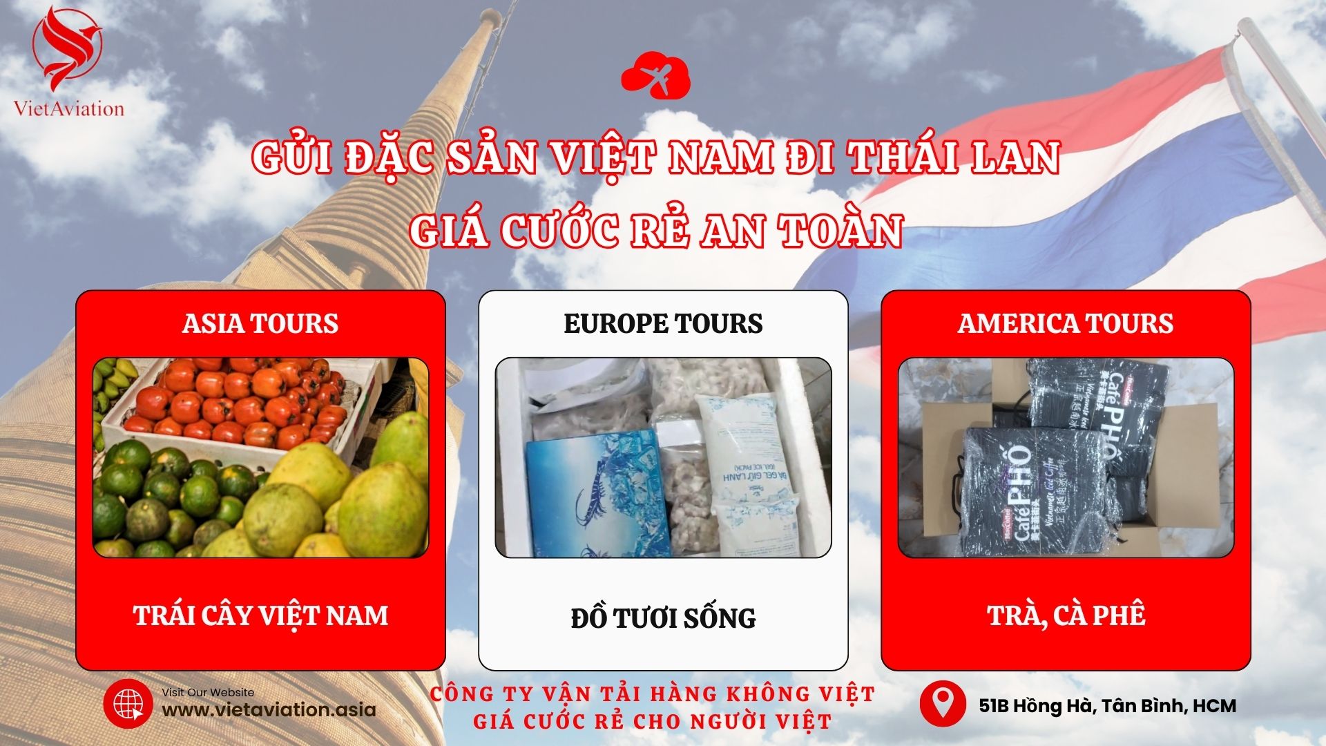 Gửi Đặc Sản Việt Nam Đi Thái Lan Giá Cước Rẻ