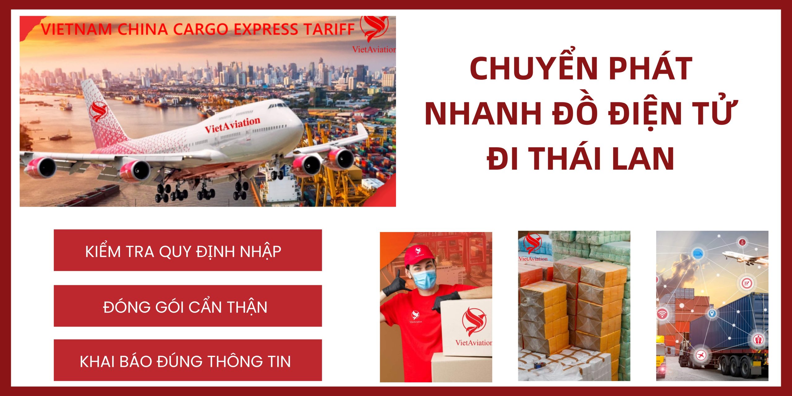 Các lưu ý khi chuyển phát đồ điện tử đi Thái Lan