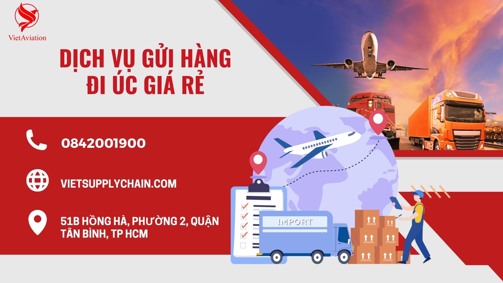 Gửi hàng đi Úc giá rẻ, an toàn