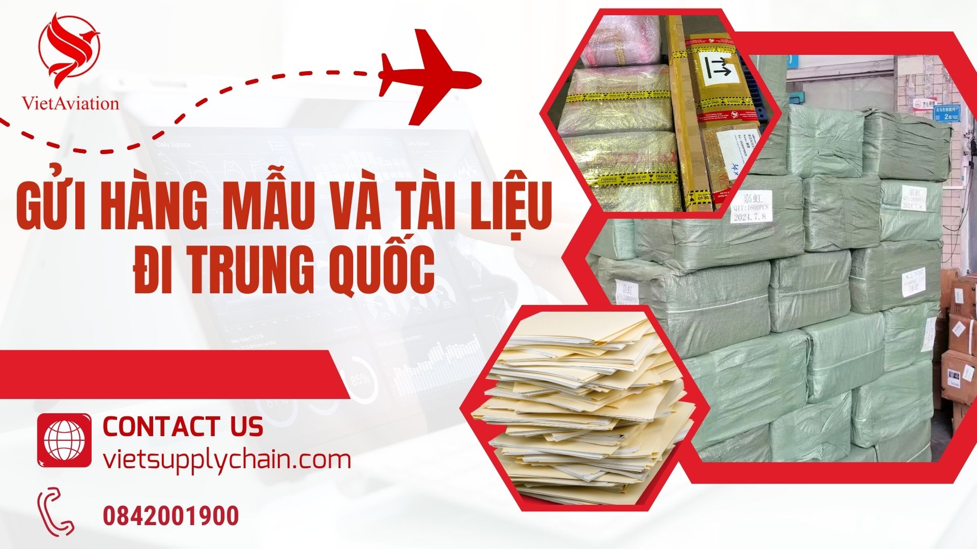 Dịch vụ gửi hàng mẫu và tài liệu đi Trung Quốc