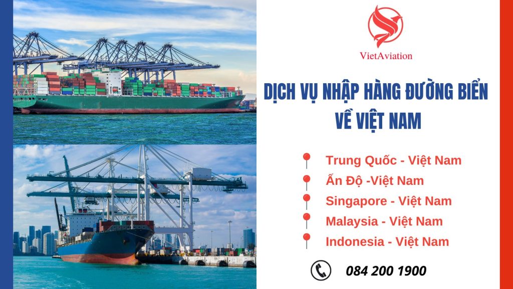 Vận chuyển đường biển _ Nhập hàng ( VietAviation )