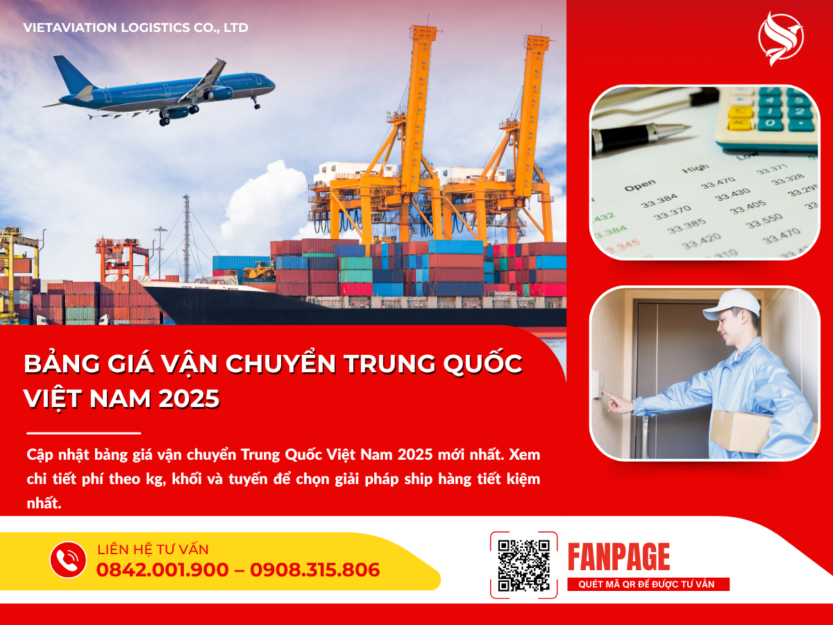 Bảng giá vận chuyển theo khối (m³)