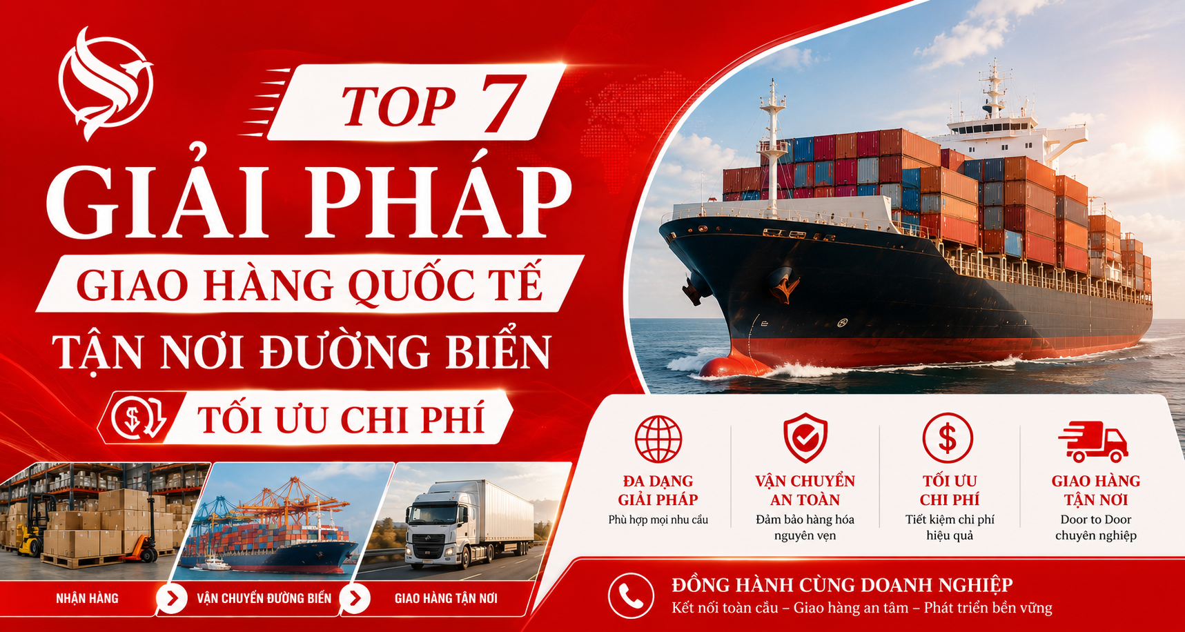 Giao hàng quốc tế tận nơi đường biển