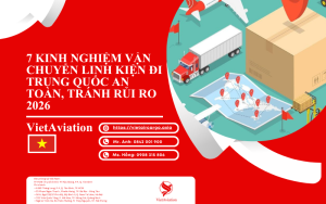 Vận Chuyển Linh Kiện Đi Trung Quốc